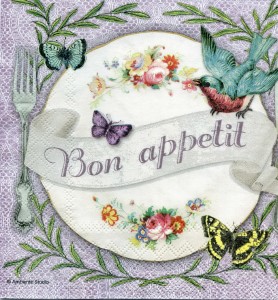 Bon appetit!, 33х33 см, салфетка для декупажа - Заготовки для декупажа. Интернет-магазин Завиток
